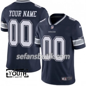 Dallas Cowboys Tröjor Custom Nike Navy- Barn